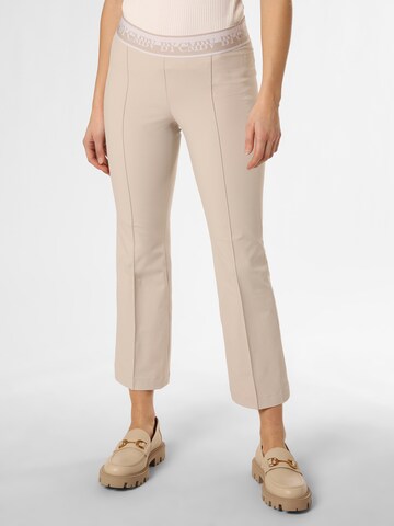 Cambio Pleated Pants 'Ranee' in Beige: front