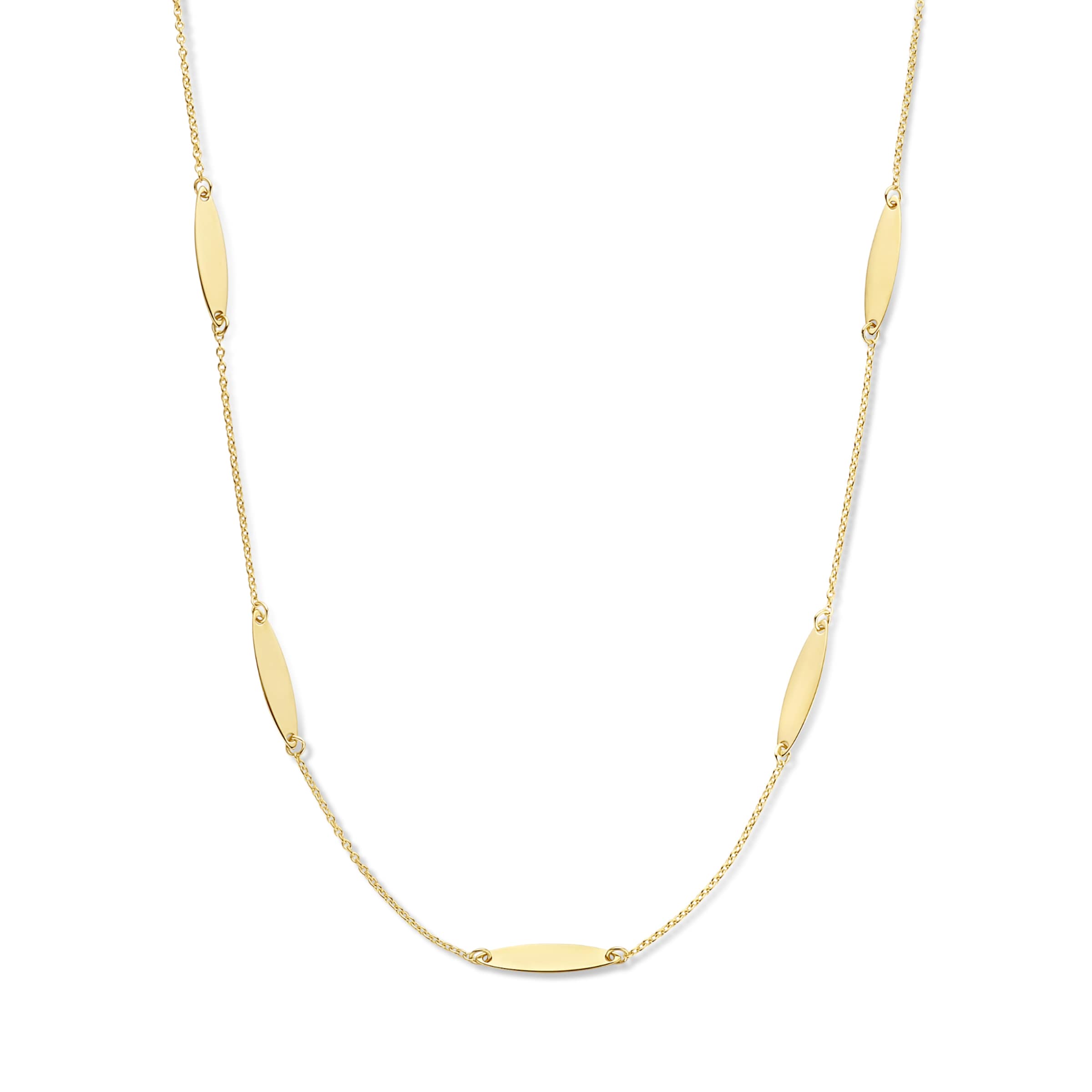 Beloro Jewels Necklace in Gold: front