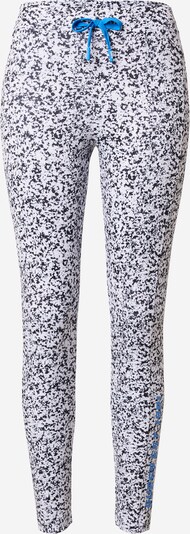 GUESS Calças de desporto em azul / preto / branco natural, Vista do produto