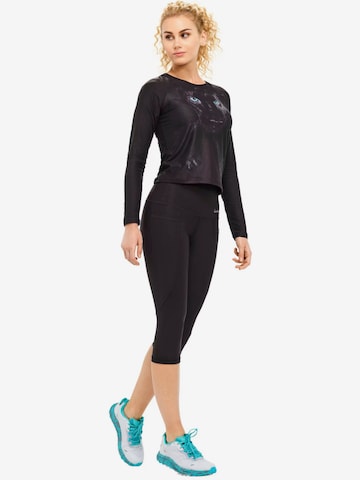 Winshape Skinny Sporthose 'HWL215C' in Schwarz