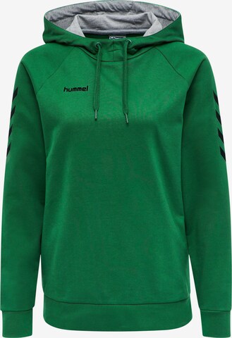 Sweat de sport Hummel en vert : devant