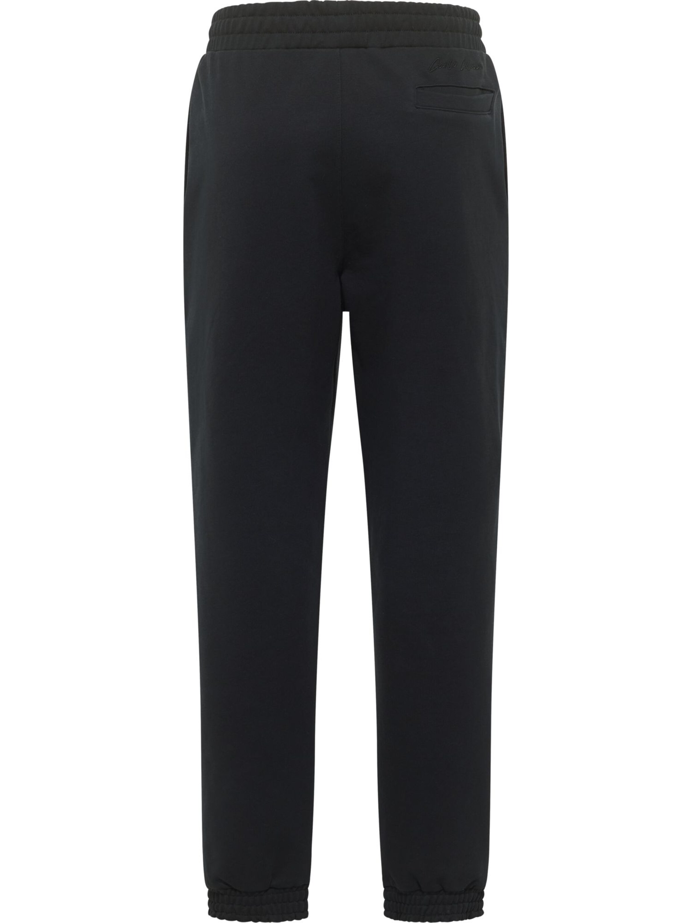 Regular Pantalon Carlo Colucci en noir