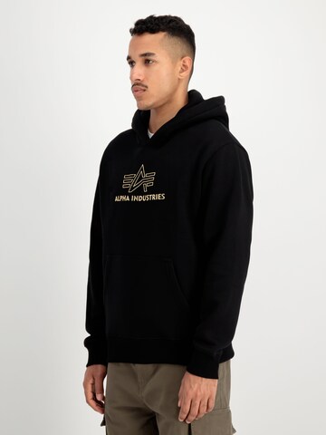 ALPHA INDUSTRIES Sweatshirt 'Basic' in Black