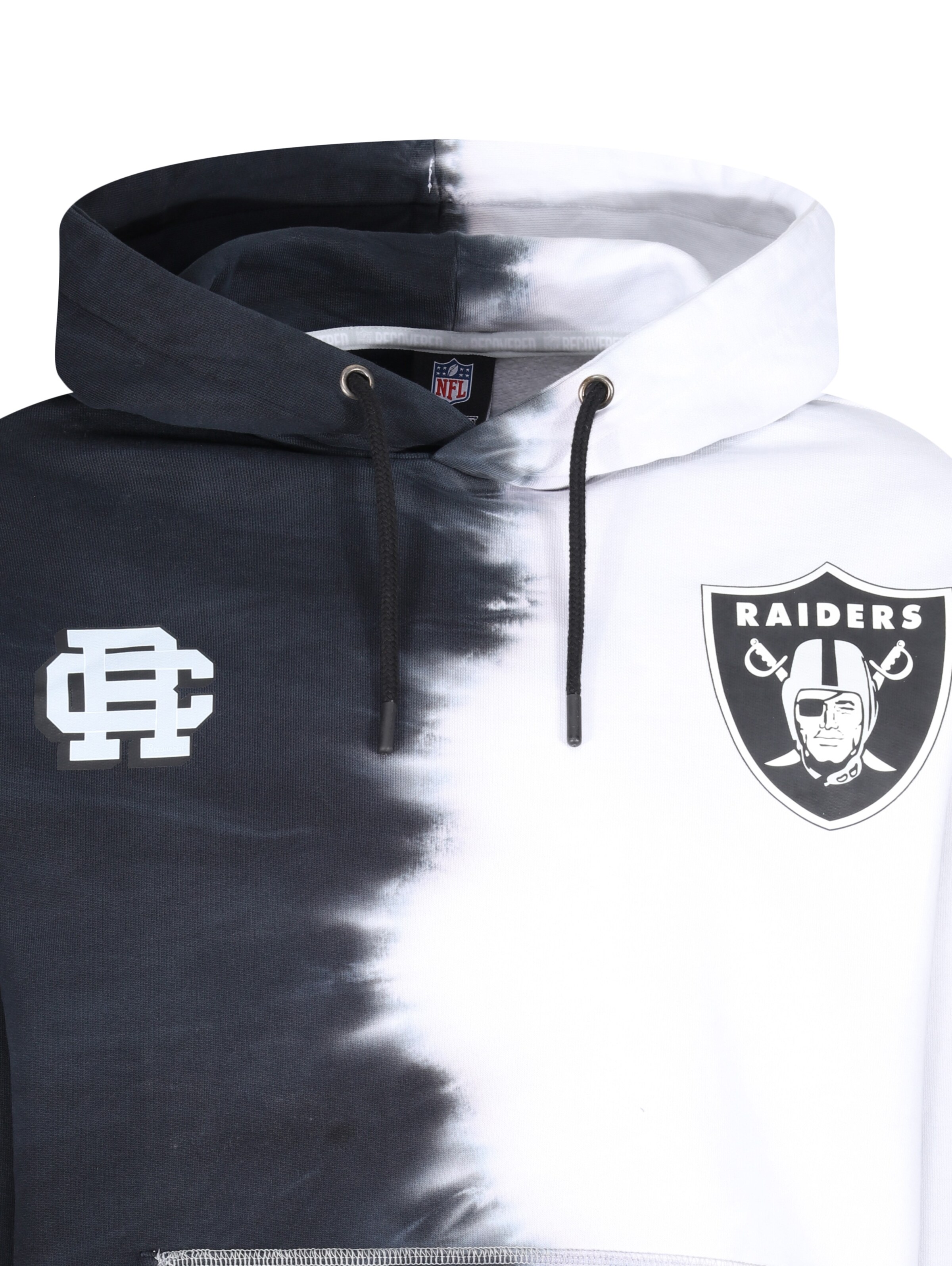 Recovered Sweatshirt 'NFL Raiders Ink' in Black