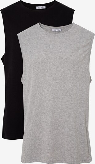 DeFacto Shirt in mottled grey / Black, Item view