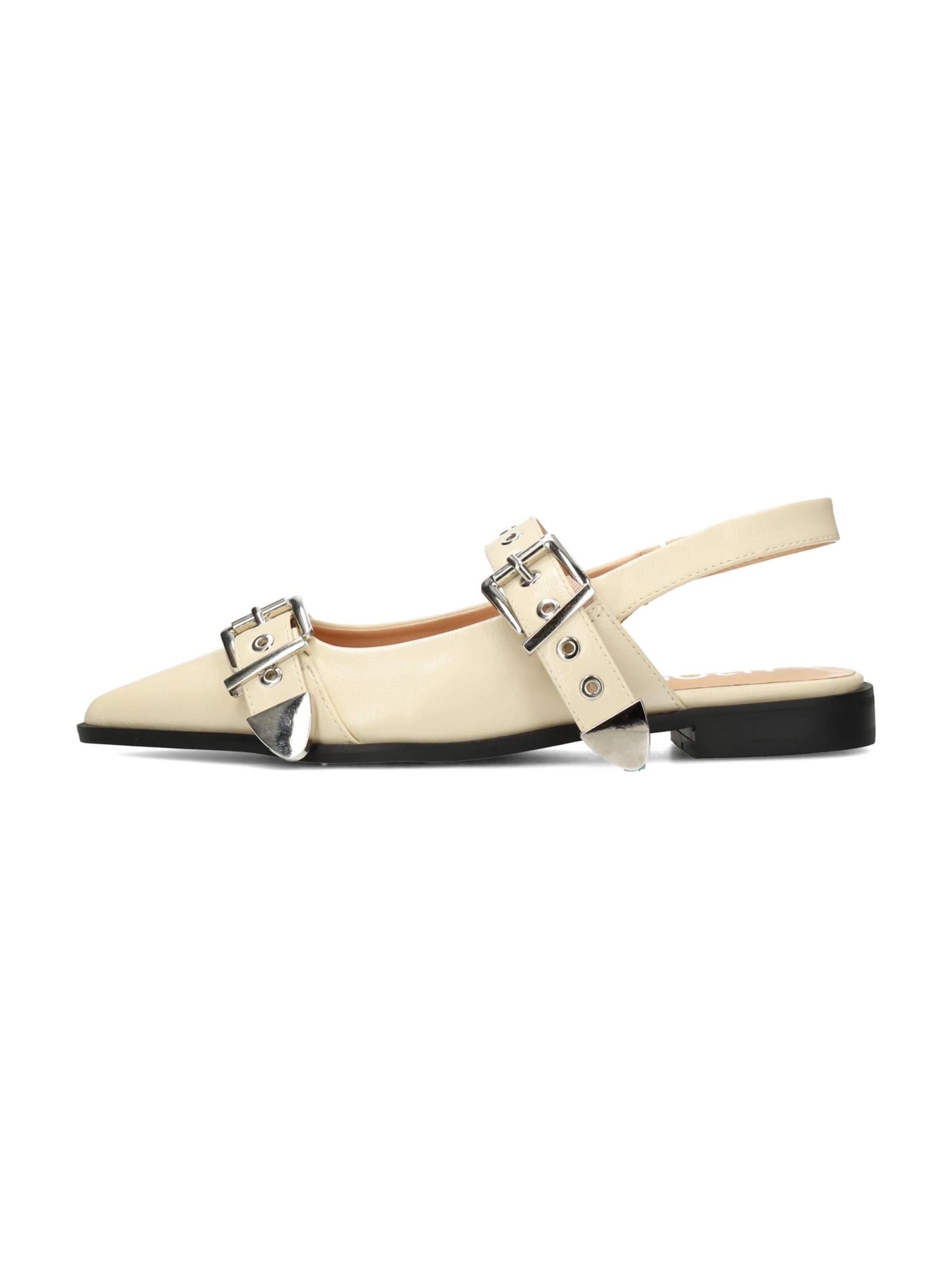 POSH by Poelman Sandaal 'Julia' in Wit: voorkant