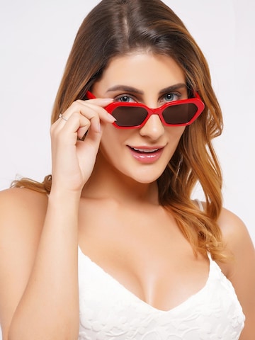AVANT-GARDE PARIS Sonnenbrille 'Plouto' in Rot