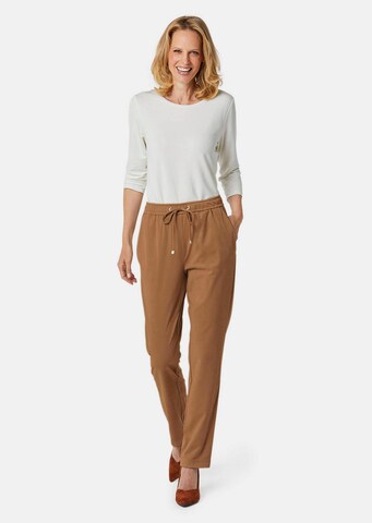 Goldner Loosefit Broek ' LOUISA' in Beige