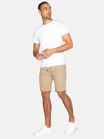 Threadbare Regular Shorts  'Seacliffe' in Beige