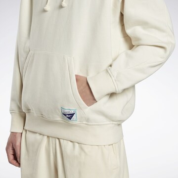 Sweat de sport Reebok en blanc