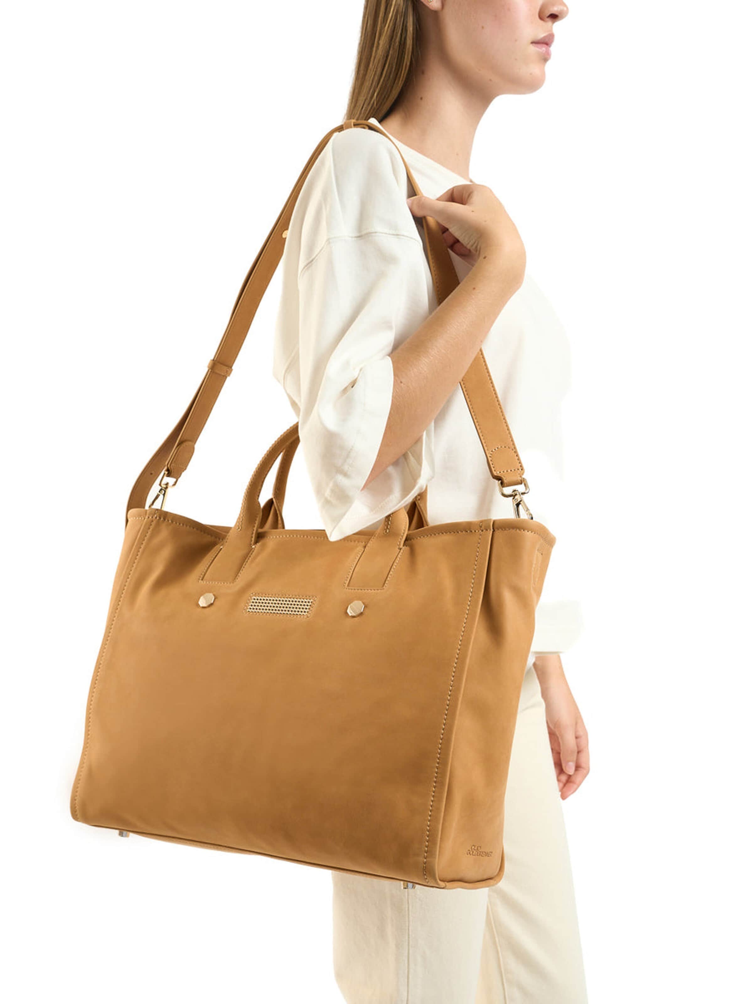 Clio Shopper 'MAXI GIRLY CLASSIC' in Beige