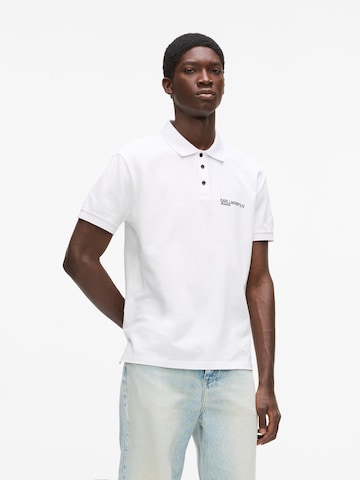 Tricou de la KARL LAGERFELD JEANS pe alb: față