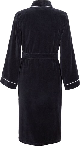 Ralph Lauren Home Long Bathrobe 'Parkrow' in Black