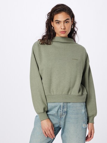 mazine Sweatshirt 'Mona' in Groen: voorkant