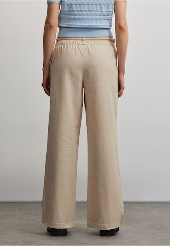 Wide leg Pantaloni di Pegador in beige