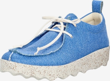 Chaussure à lacets Asportuguesas en bleu : devant