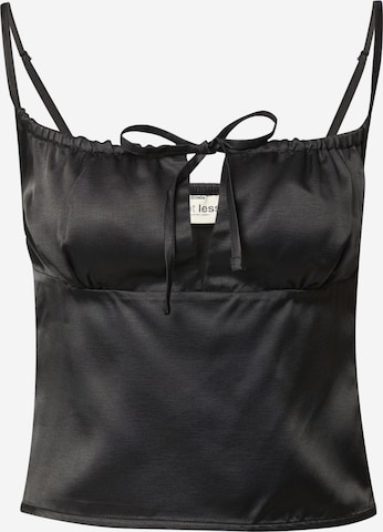 A LOT LESS Blouse 'Tabea' in Black: front