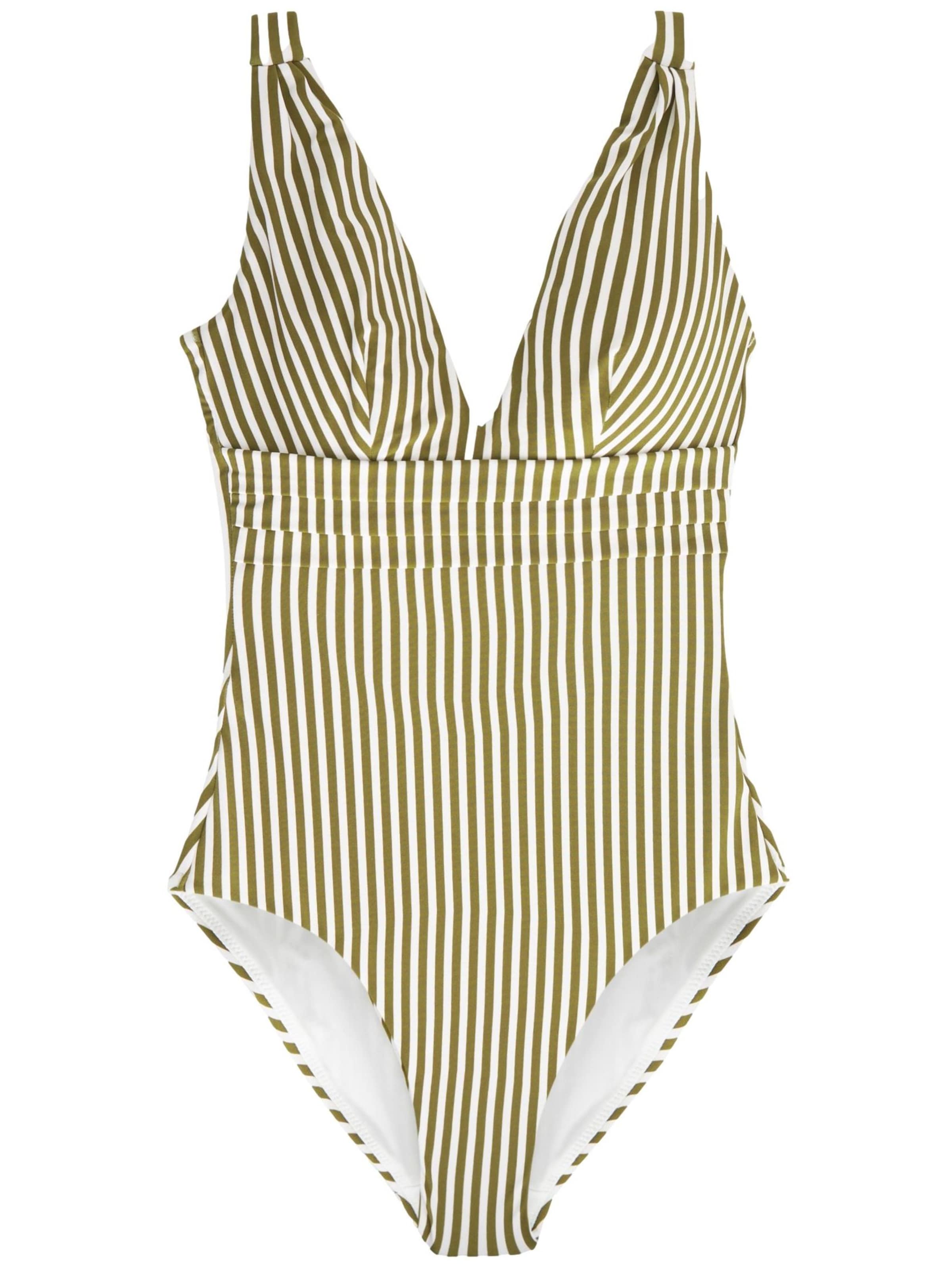 Next Triangel Badpak in Groen: voorkant