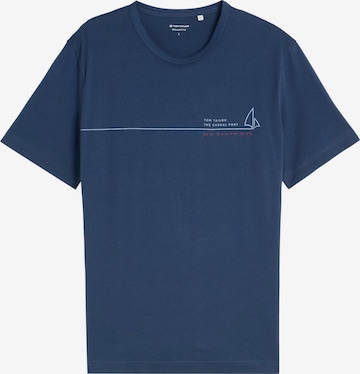 T-Shirt TOM TAILOR en bleu : devant
