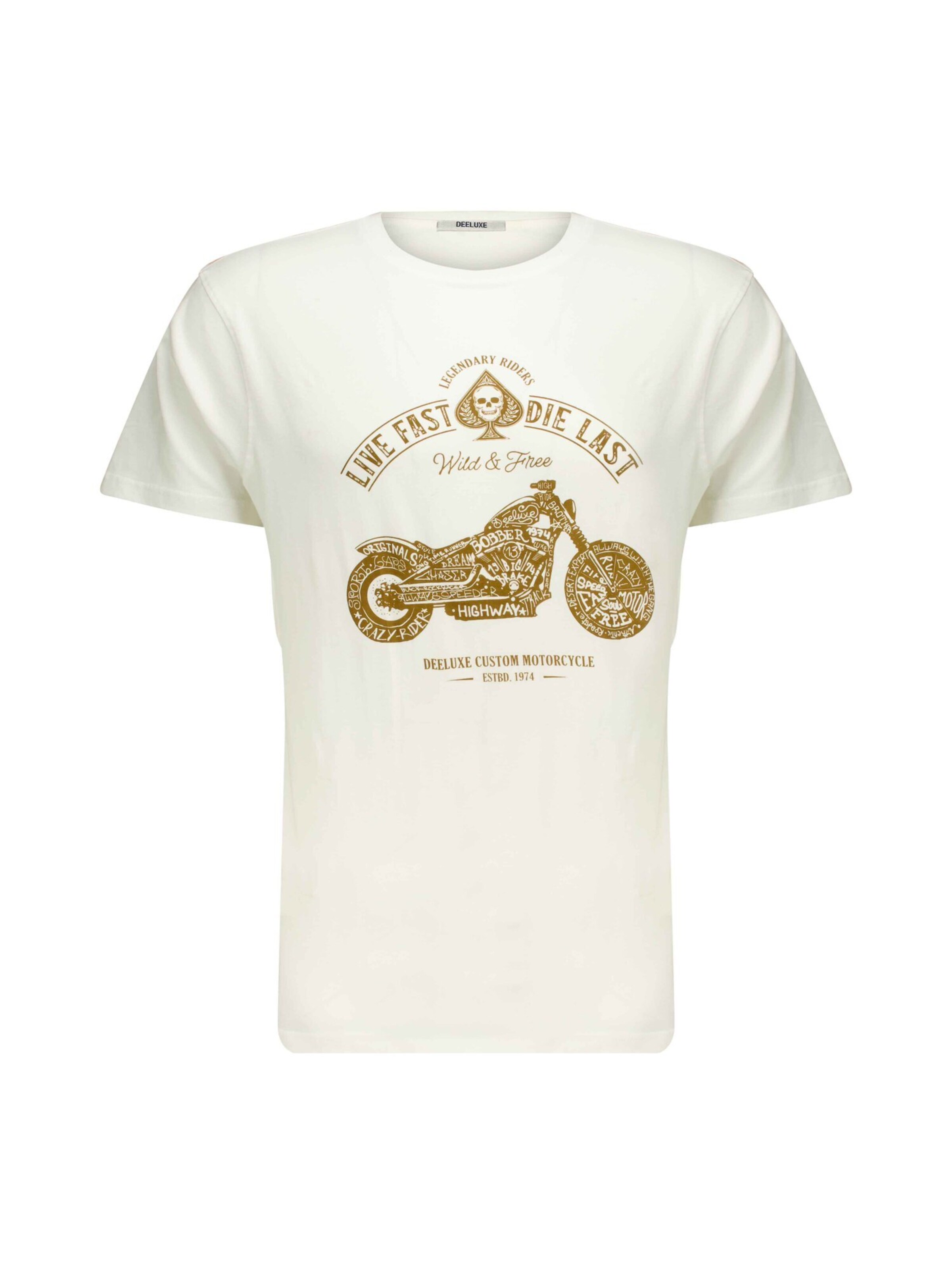 Deeluxe Shirt 'PARK' in Wit: voorkant