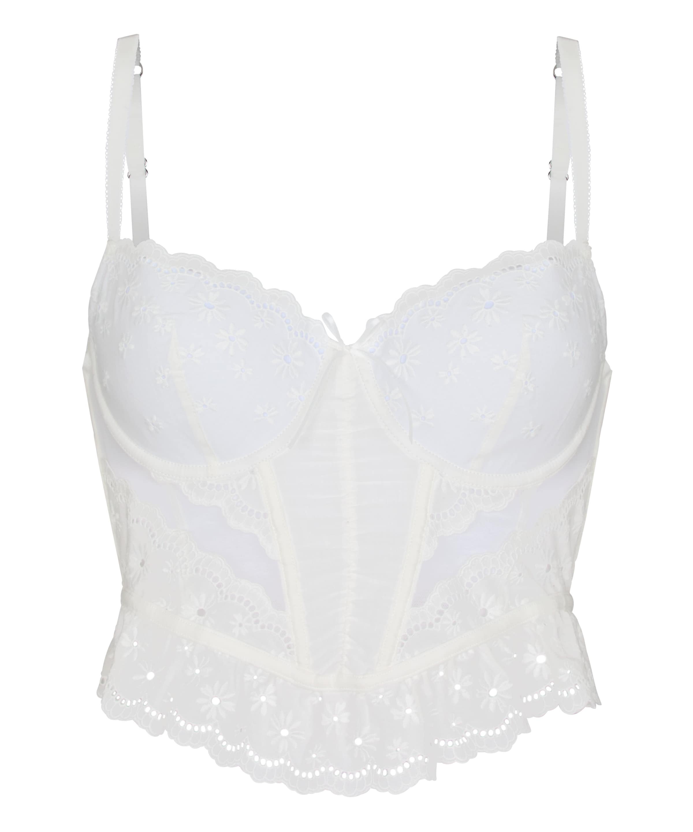 Hunkemöller Corsage 'Gaia' in White: front