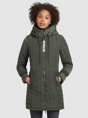 khujo Winter Coat in Green: front