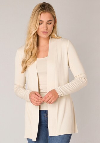 BASE LEVEL Strickjacke 'Yayla' in Beige: predná strana