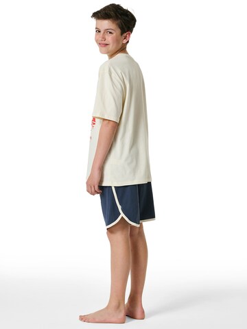 SCHIESSER - Pijama 'Teens Nightwear' en beige