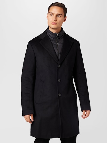 JOOP! Between-seasons coat 'Morris' in Black: front