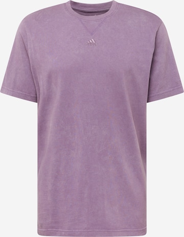 purpurinė ADIDAS SPORTSWEAR Sportiniai marškinėliai 'ALL SZN': priekis