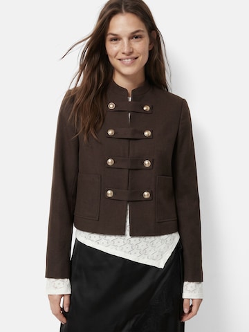 Veste mi-saison 'PCSanne Mandarin' PIECES en marron : devant