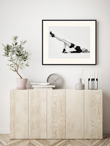 Liv Corday Image 'Stretching' in Grey