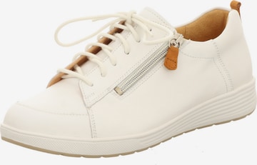 Ganter Athletic Lace-Up Shoes in White: front