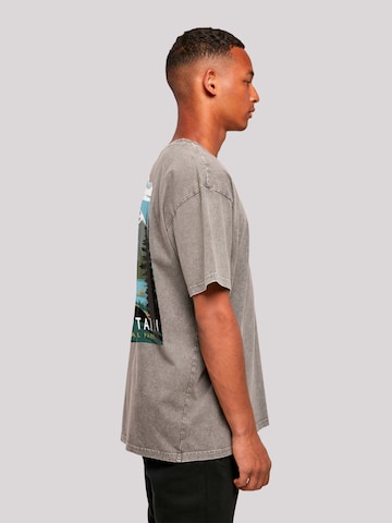 T-Shirt 'US National Parks Rocky Mountain National Park' F4NT4STIC en gris