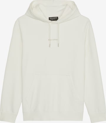 Sweat-shirt Marc O'Polo en blanc : devant