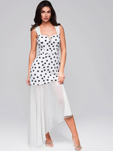 Robe de soirée Ombre en blanc