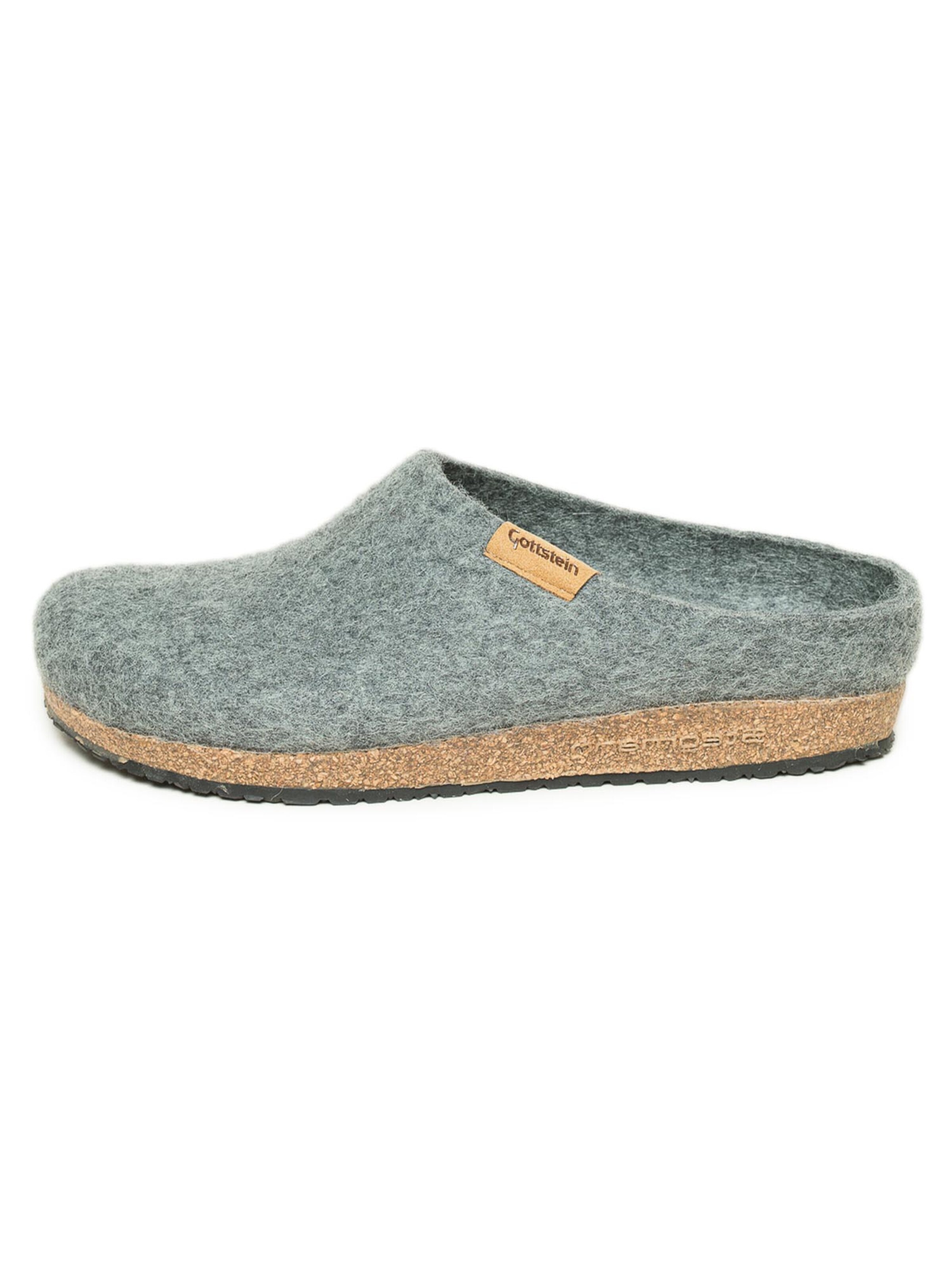 Stegmann Clogs 'RE Filz' in Grey: front