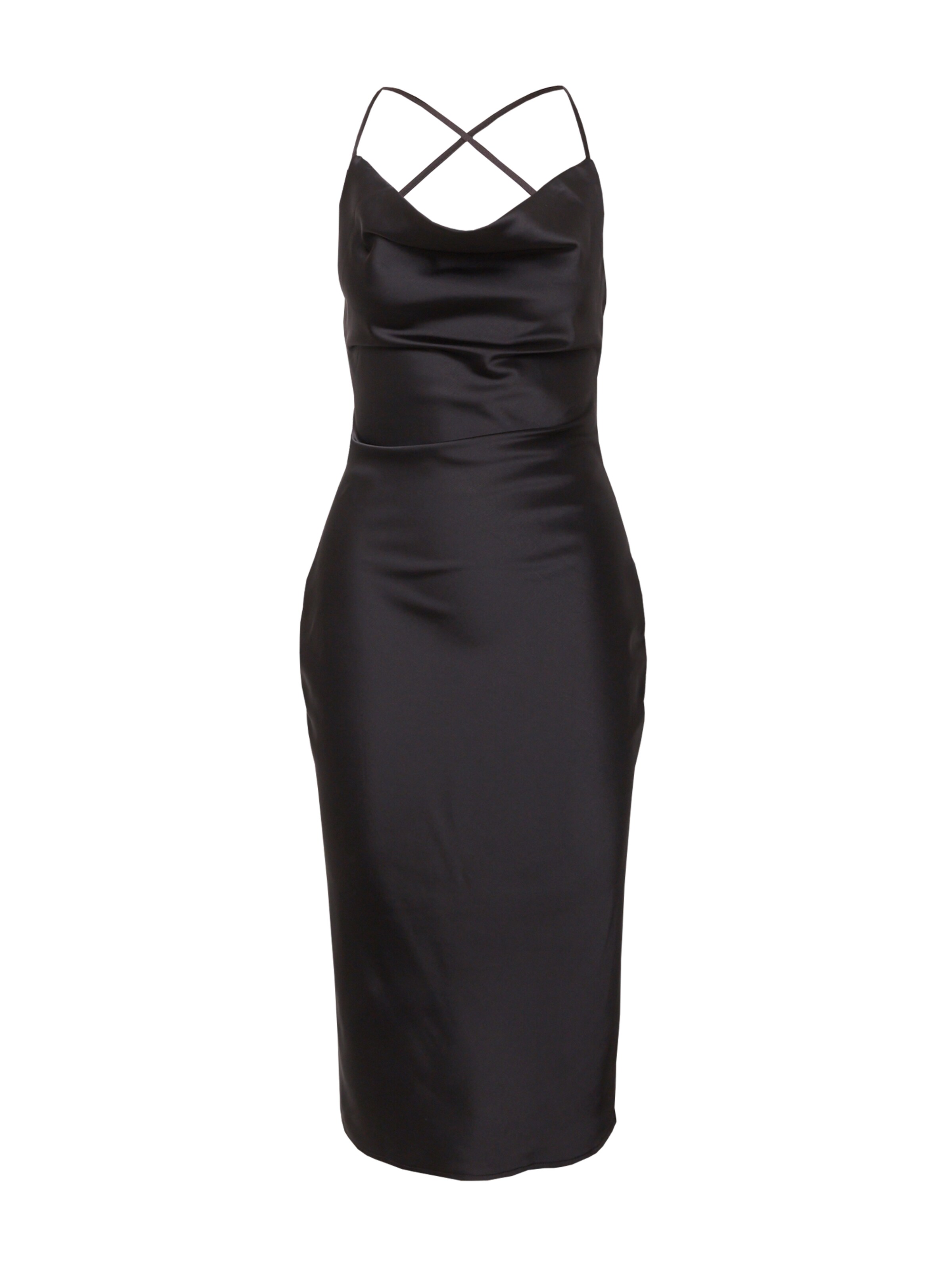 Robe de cocktail Misspap en noir : devant