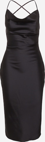 MisspapKoktel haljina - crna boja: prednji dio