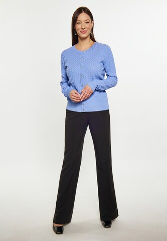 Usha Knit Cardigan in Blue