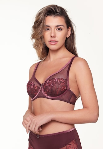 Invisible Soutien-gorge LingaDore en violet : devant