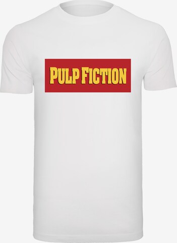 Maglietta 'Pulp Fiction' di Merchcode in bianco: frontale