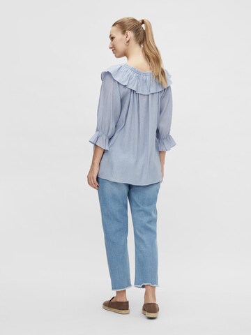 MAMALICIOUS Blouse 'Nora' in Blauw