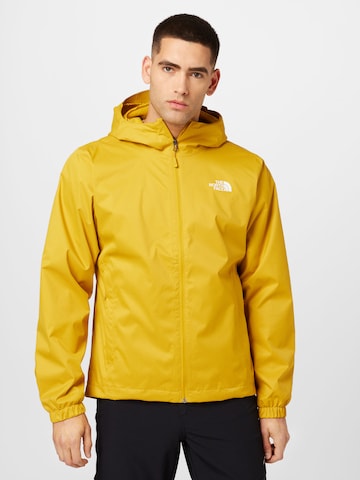 THE NORTH FACE Klasický střih Outdoorová bunda 'Quest' – žlutá: přední strana