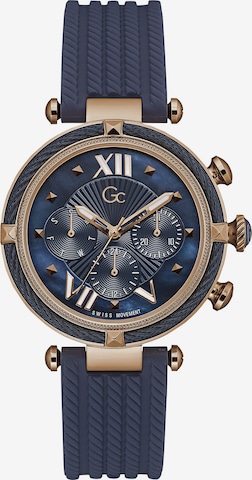 Gc Analog Watch 'Gc CableChic' in Blue: front