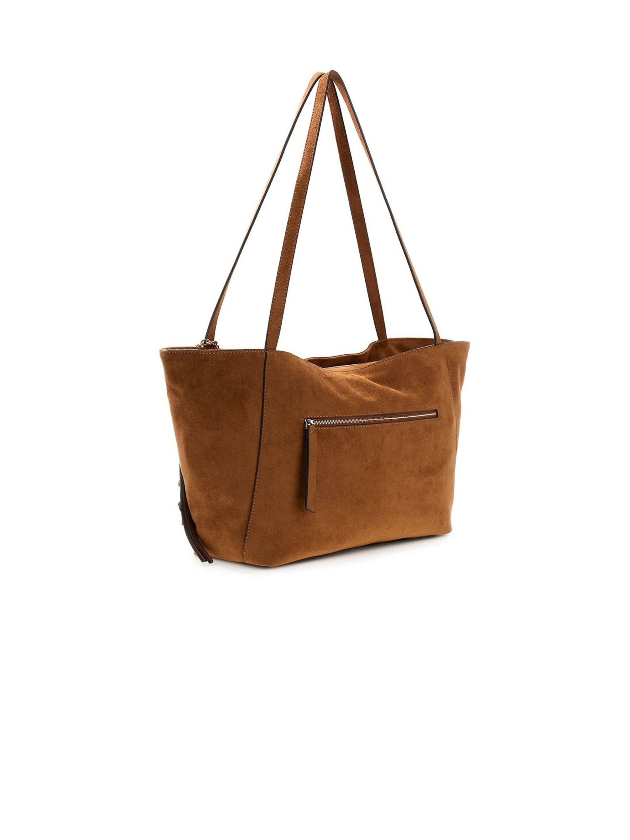 GUESS Handtasche 'Devon 3 Comp Tote'‌‌‌‌‌‌‌‌‌‌ in Braun