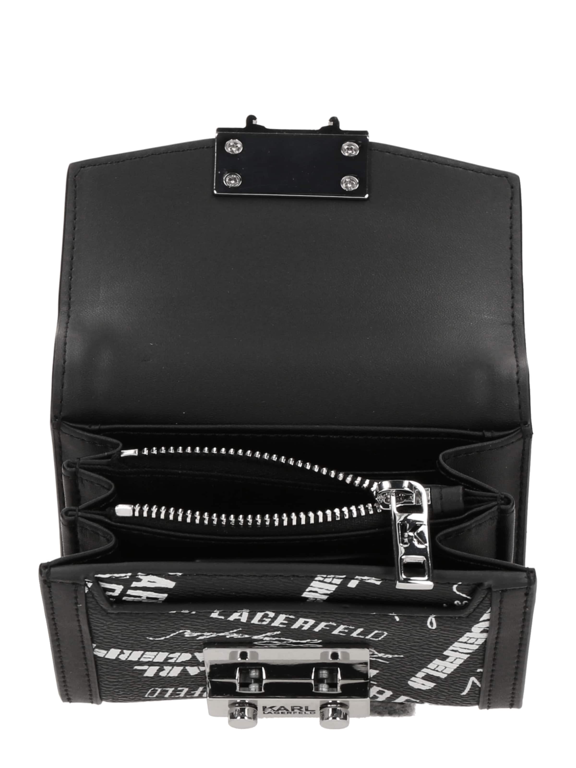 Portamonete di Karl Lagerfeld in nero