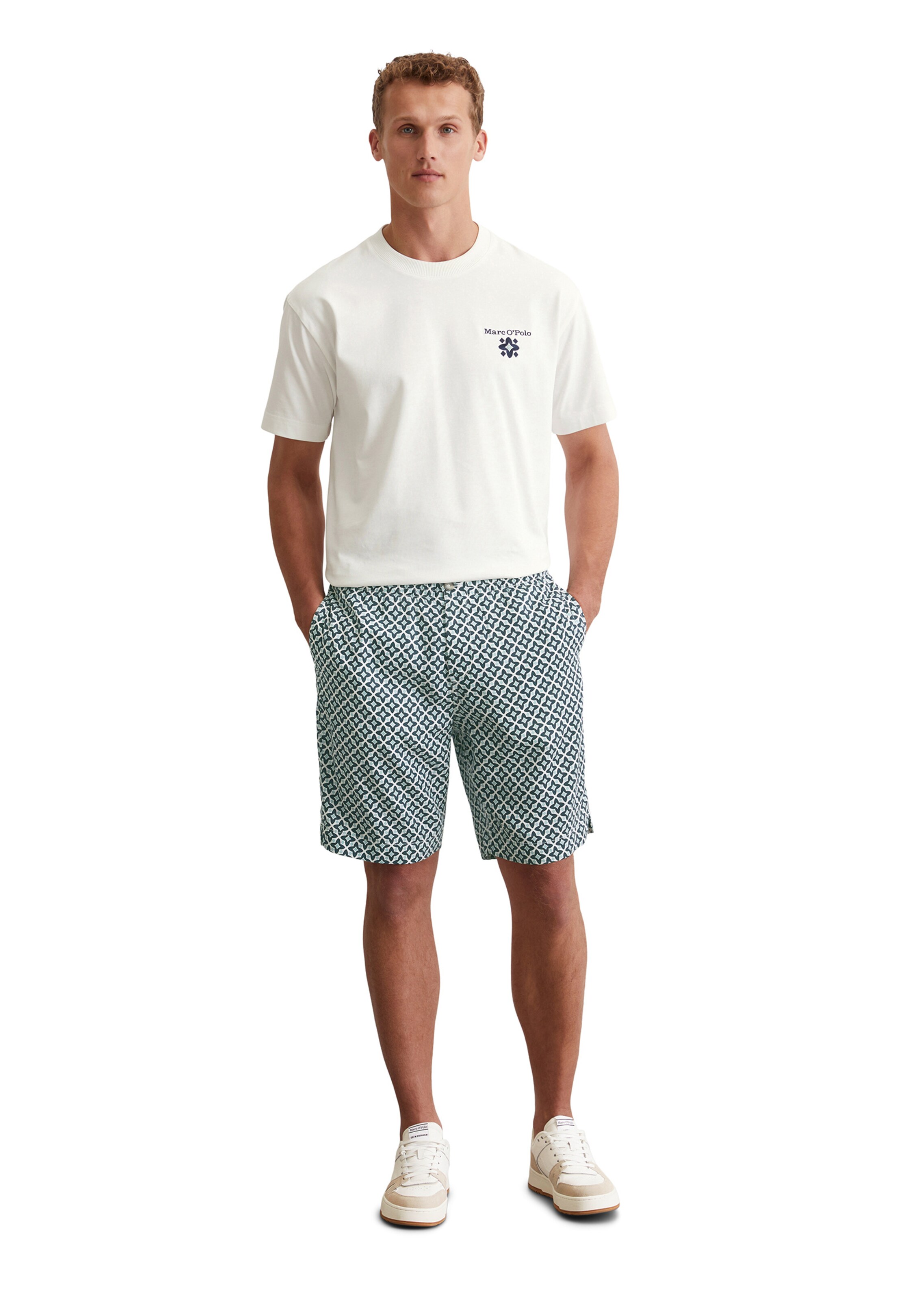 Marc O'Polo Regular Broek in Wit