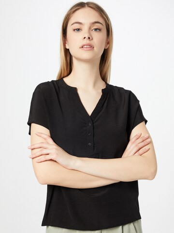 ABOUT YOU T-shirt 'Tayra' i svart: framsida