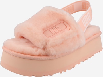 Pantoufle UGG en rose : devant